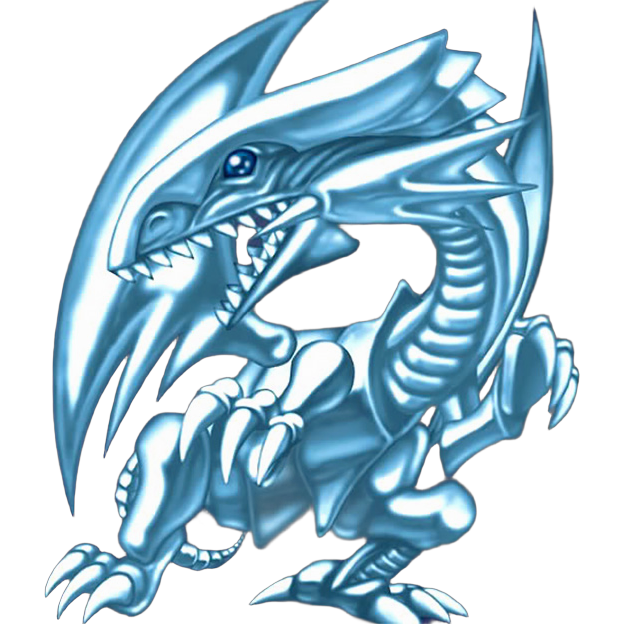 Dragon Blanc aux Yeux Bleus